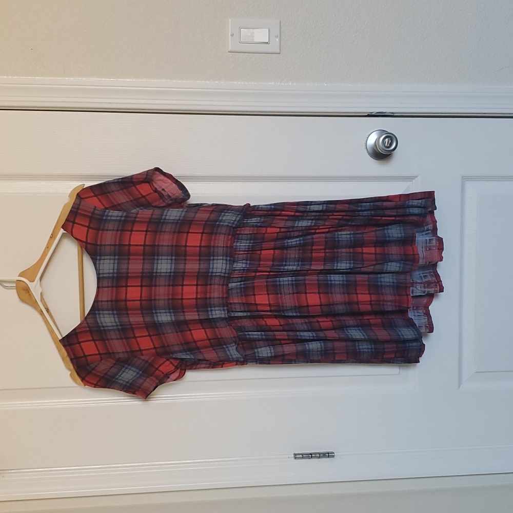 H&M plaid babydoll